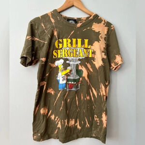 The Simpson’s Homer  Graphic T-Shirt | 2Kuhl Hand Bleached | Size Medium
